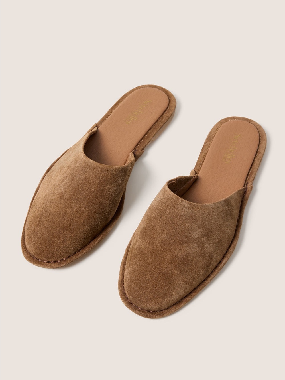 Seychelles Eye of the Beholder Brown Suede Slide Mules 7 1/2